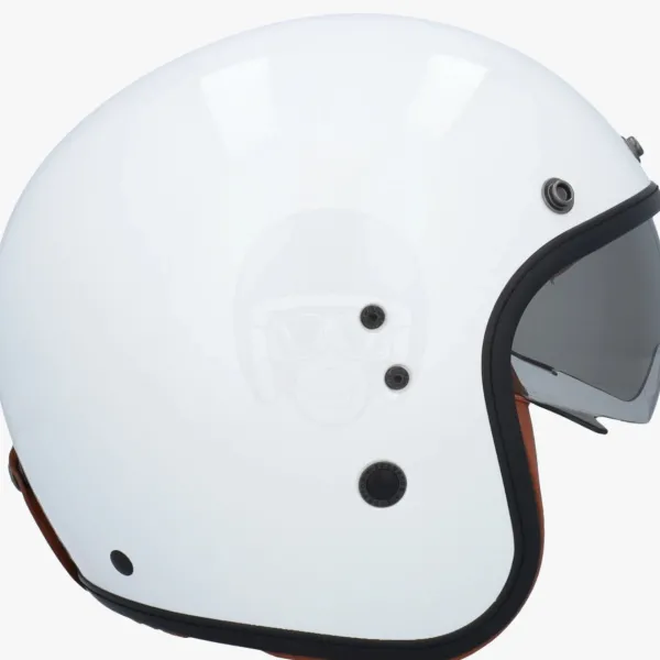 DAMES Scorpion Retro Helmen|Jethelmen-Befat EVO uxe White