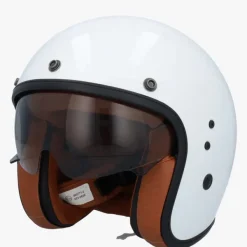 DAMES Scorpion Retro Helmen|Jethelmen-Befat EVO uxe White