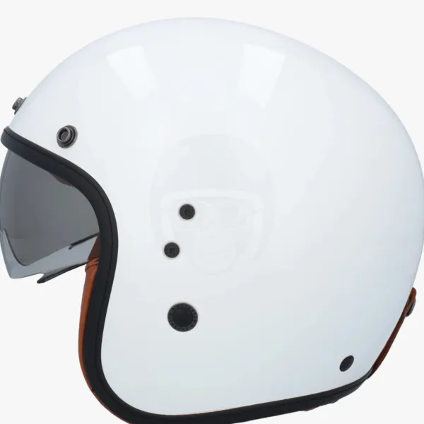 DAMES Scorpion Retro Helmen|Jethelmen-Befat EVO uxe White