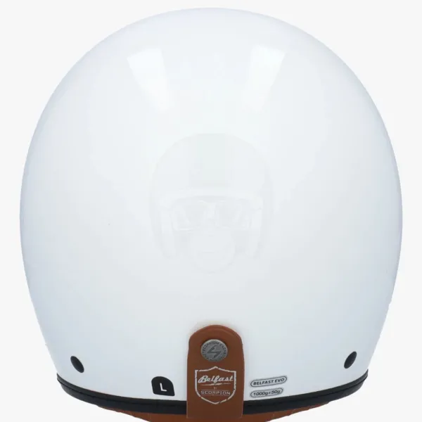 DAMES Scorpion Retro Helmen|Jethelmen-Befat EVO uxe White