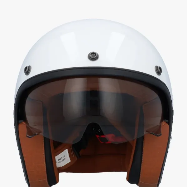 DAMES Scorpion Retro Helmen|Jethelmen-Befat EVO uxe White