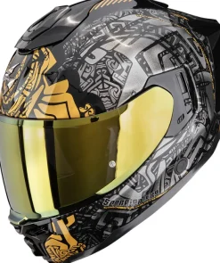 Scorpion Integraalhelmen|Helmen Met Zonnevizier-EXO-1500 AIR Apu Back/Grey/God