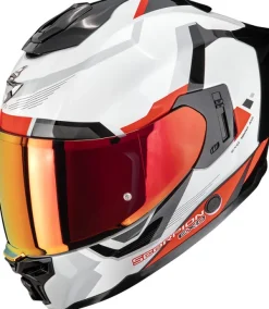Scorpion Integraalhelmen|Helmen Met Zonnevizier-EXO-1500 AIR Arena White/Red