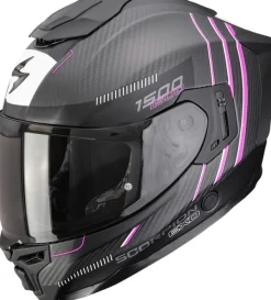 Scorpion Integraalhelmen|Helmen Met Zonnevizier-EXO-1500 AIR Carbon Zity att Back/Pink