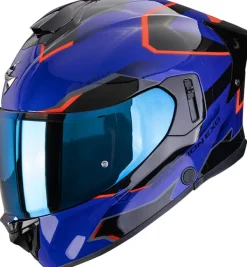 Scorpion Integraalhelmen|Helmen Met Zonnevizier-EXO-530 AIR Cip Bue/Back/Red