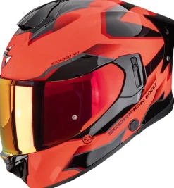 Scorpion Integraalhelmen|Helmen Met Zonnevizier-EXO-530 AIR Cip Red/Back