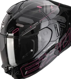 Scorpion Integraalhelmen|Helmen Met Zonnevizier-EXO-530 AIR Fond Back/Pink
