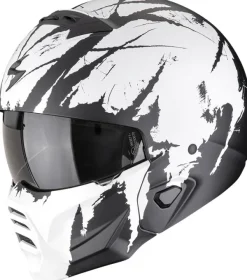 Scorpion Jethelmen-EXO-Cobat II arauder att Back/White