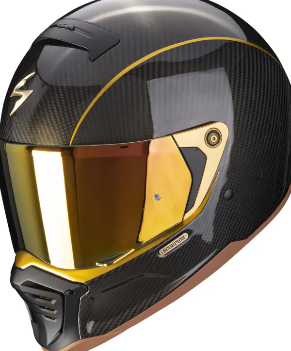 Scorpion Adventure Helmen|Integraalhelmen-EXO-HX1 Carbon E Back/God