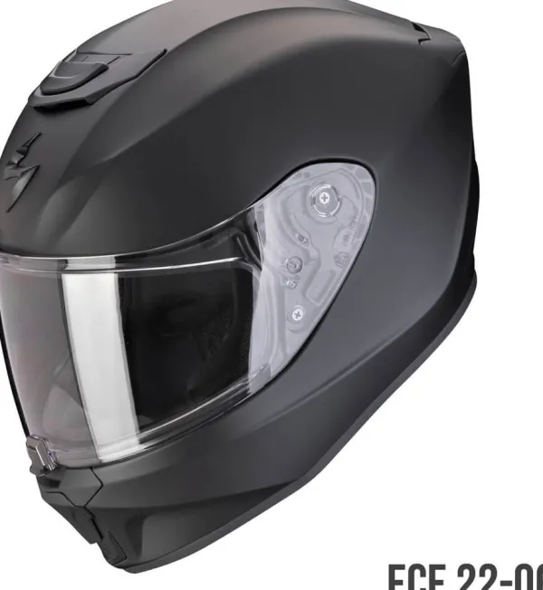 Scorpion Kinder Scooterhelmen-EXO-JNR Solid Matt Black