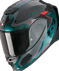 Scorpion Integraalhelmen|Carbon Helmen-EXO-R1 EVO AIR Carbon Prope Back/Green