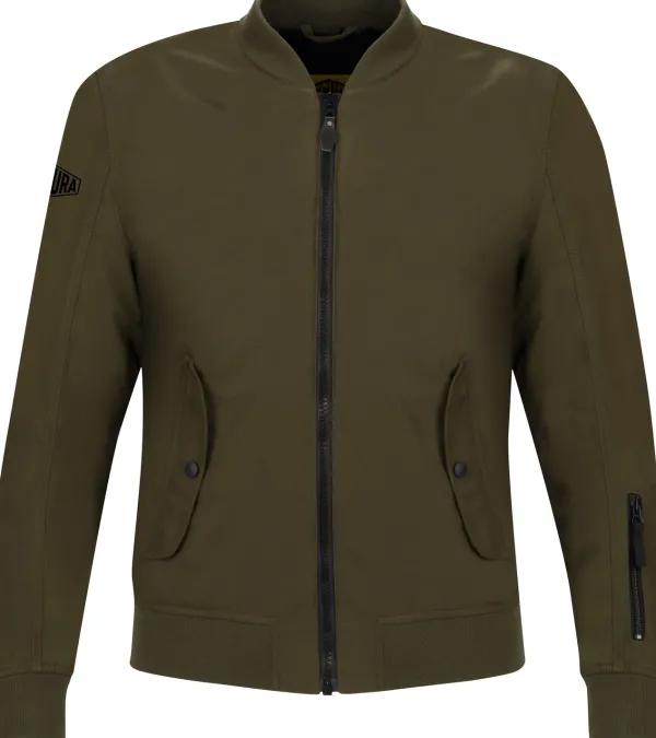Segura Motorjassen-Vevet Vented otorja Khaki