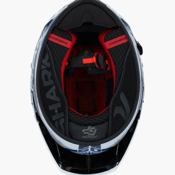 Shark Integraalhelmen|Bluetooth Helmen-Aeron-GP FI #1 Repica Zarco ignature WKB