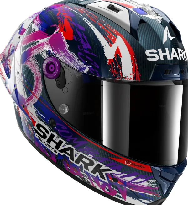 Shark Integraalhelmen|Bluetooth Helmen-Aeron-GP FI #1 Repica Zarco ignature DWV