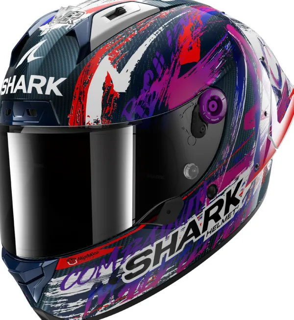Shark Integraalhelmen|Bluetooth Helmen-Aeron-GP FI #1 Repica Zarco ignature DWV