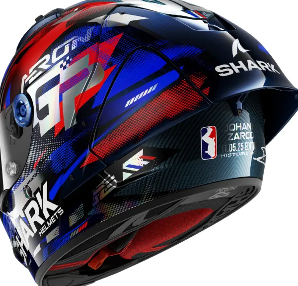 Shark Integraalhelmen|Bluetooth Helmen-Aeron-GP FI #1 Repica Zarco Victory 2025 DBU