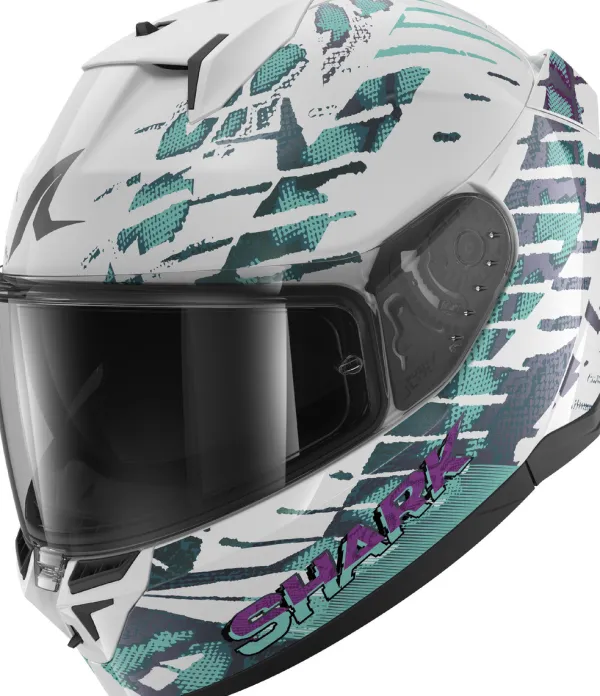 Shark Integraalhelmen|Bluetooth Helmen-D-kwa 3 Reptaia WXW