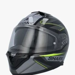 Shark Integraalhelmen|Helmen Met Zonnevizier-D-kwa 3 izer Back/Anthracite/Yeow KAY