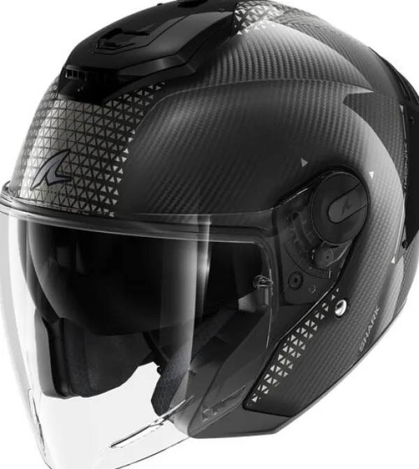 Shark Helmen Met Zonnevizier|Bluetooth Helmen-R Jet Carbon Ikonik DKU