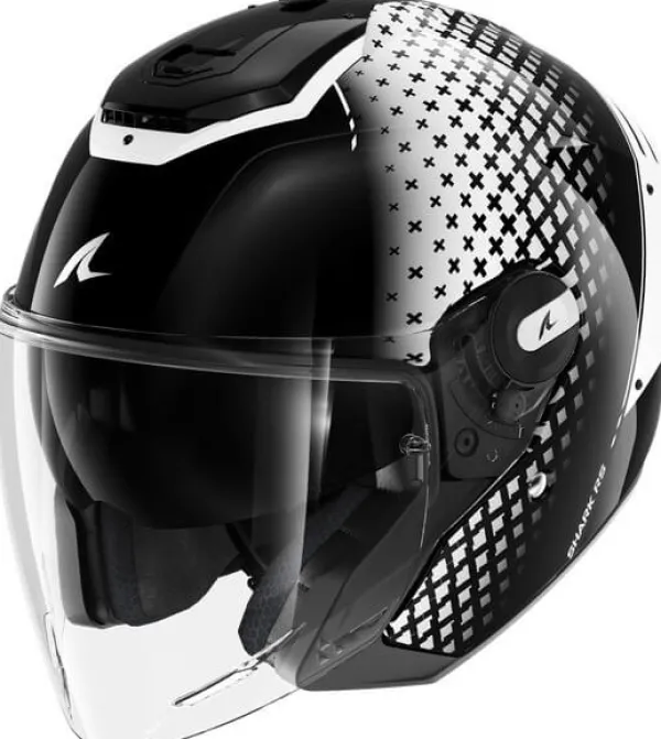 Shark Helmen Met Zonnevizier|Bluetooth Helmen-R Jet tride KWK