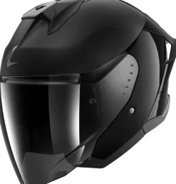 Shark Jethelmen|Bluetooth Helmen-kwa JET CUP Dark hadow Dua BK