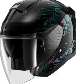 Shark Jethelmen|Bluetooth Helmen-kwa JET Reptaia KVX
