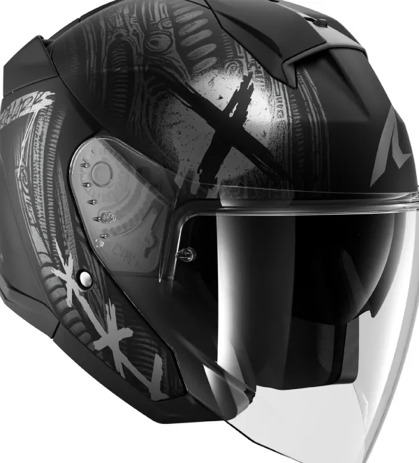 Shark Jethelmen|Bluetooth Helmen-kwa JET hiever at KA