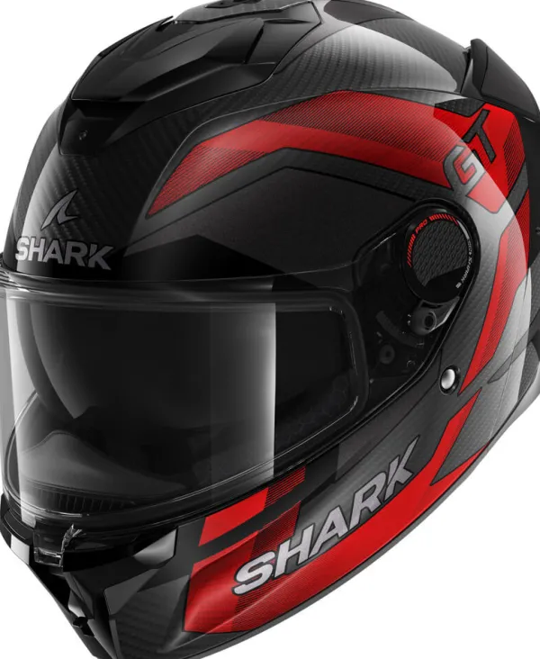 Shark Helmen Met Zonnevizier|Race Helmen-partan GT Pro Rito Carbon Red Chroe DRU