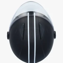 DAMES VITO Vespa Helmen|Kinder Scooterhelmen-Jet Moda Bambino Matt Black Kinderhelm