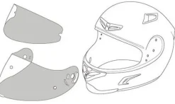 X-Lite Vizieren-Visor Convex X803, X802, X702, X661, X603