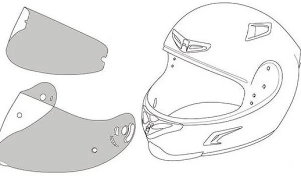 X-Lite Vizieren-Visor Convex X803, X802, X702, X661, X603